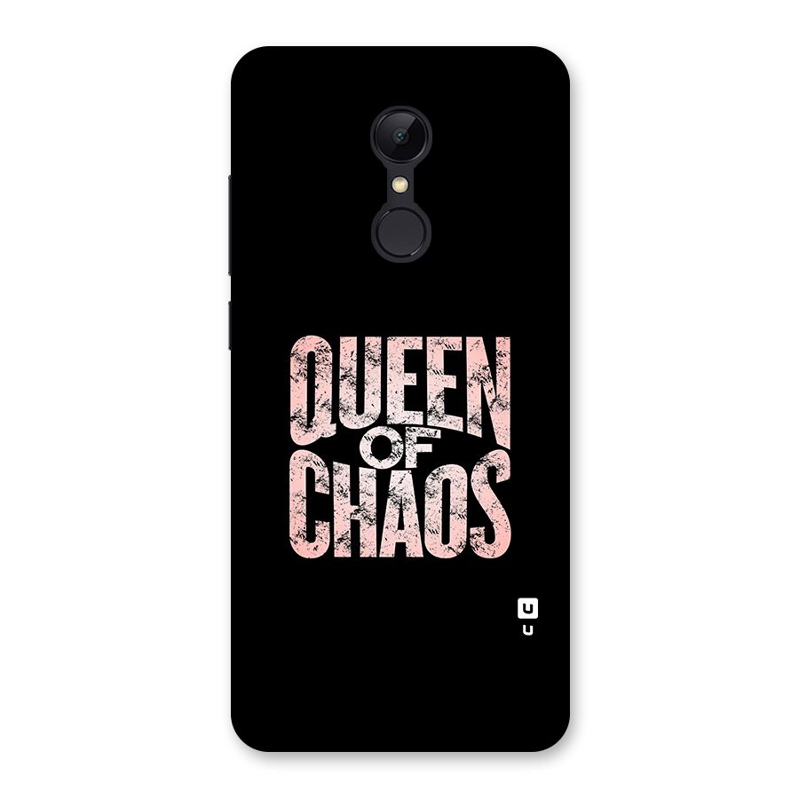 Queen of Chaos Back Case for Redmi 5