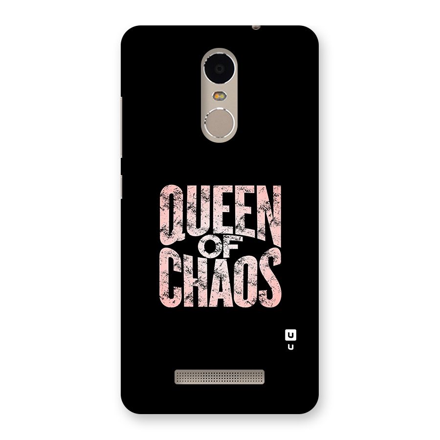 Queen of Chaos Back Case for Xiaomi Redmi Note 3