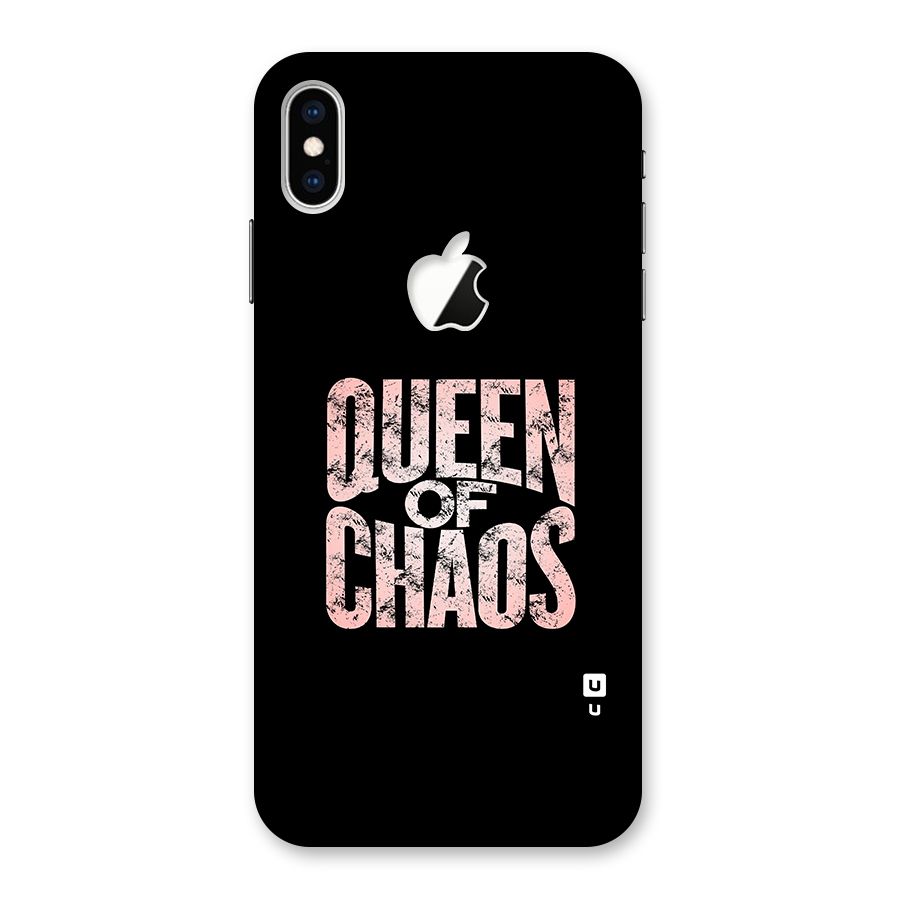 Queen of Chaos Back Case for iPhone XS Max Apple Cut