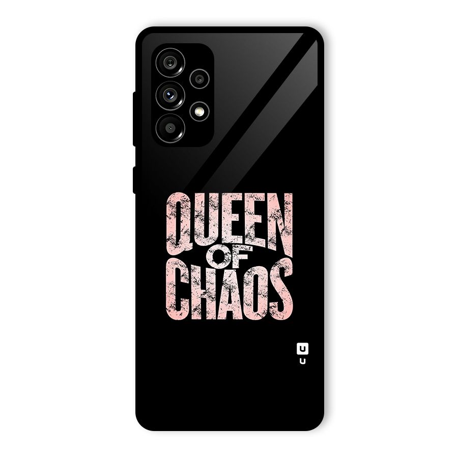 Queen of Chaos Glass Back Case for Galaxy A73 5G