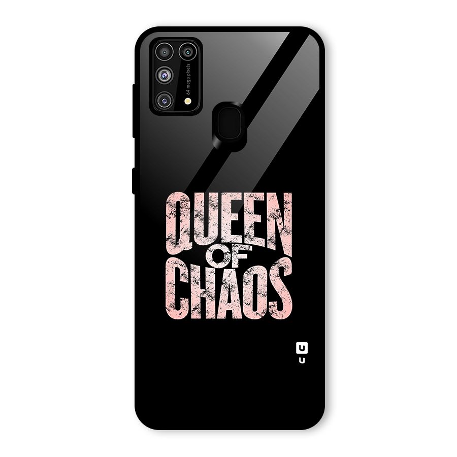Queen of Chaos Glass Back Case for Galaxy M31