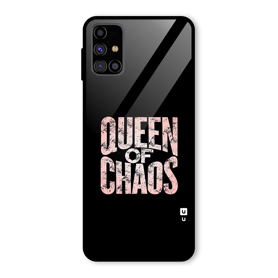Queen of Chaos Glass Back Case for Galaxy M31s