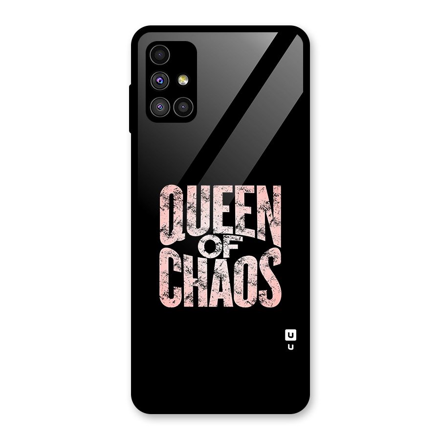 Queen of Chaos Glass Back Case for Galaxy M51