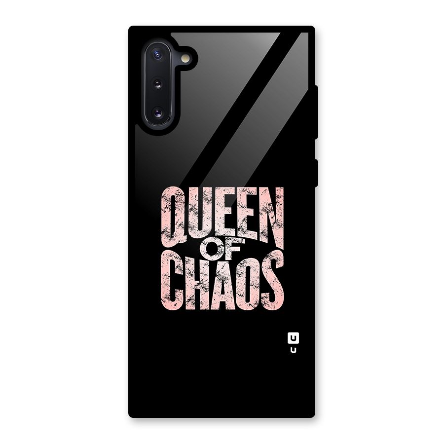 Queen of Chaos Glass Back Case for Galaxy Note 10