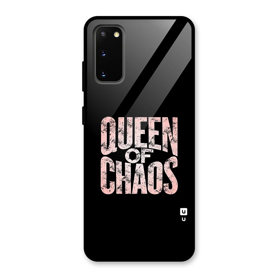 Queen of Chaos Glass Back Case for Galaxy S20