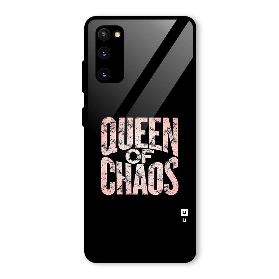 Queen of Chaos Glass Back Case for Galaxy S20 FE 5G