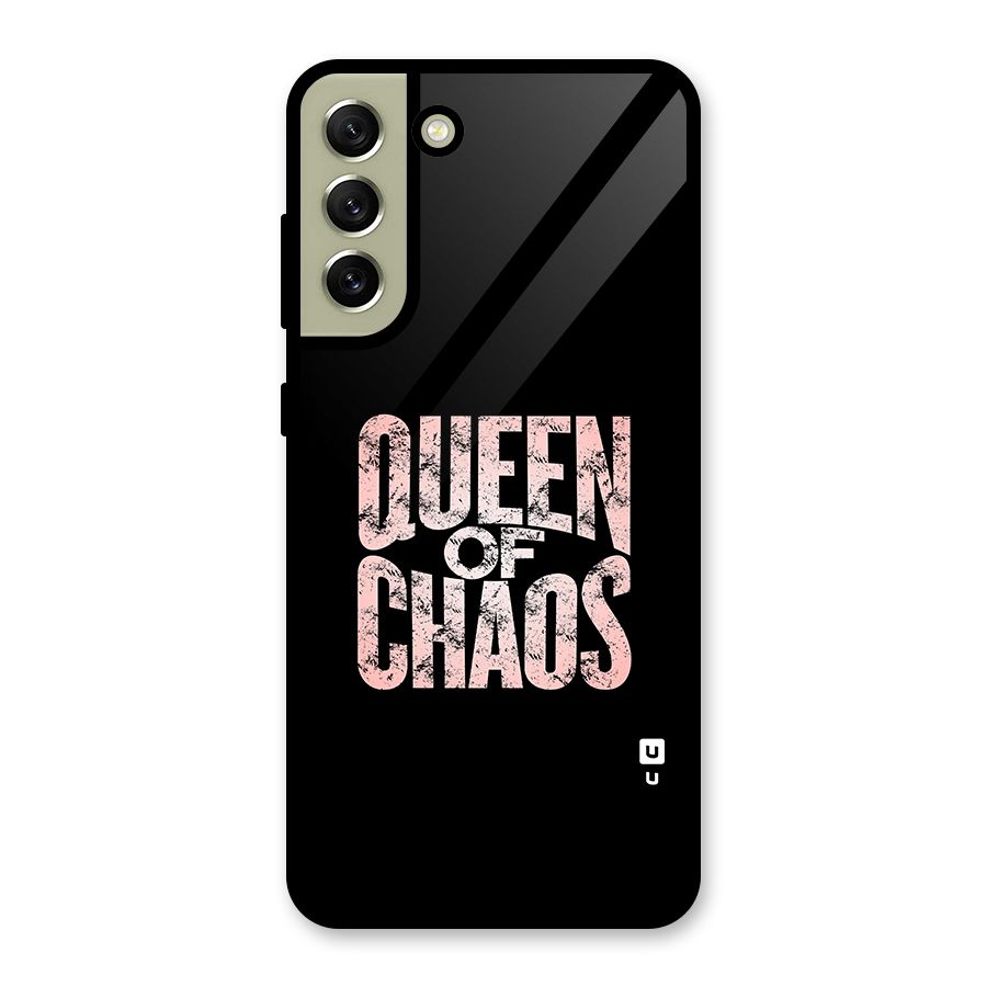 Queen of Chaos Glass Back Case for Galaxy S21 FE 5G