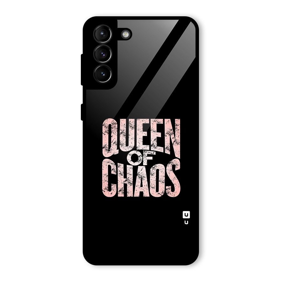 Queen of Chaos Glass Back Case for Galaxy S21 Plus
