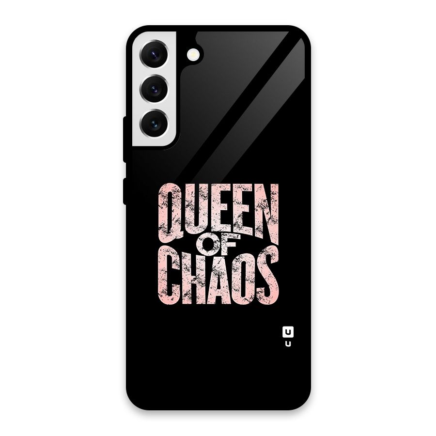 Queen of Chaos Glass Back Case for Galaxy S22 Plus 5G