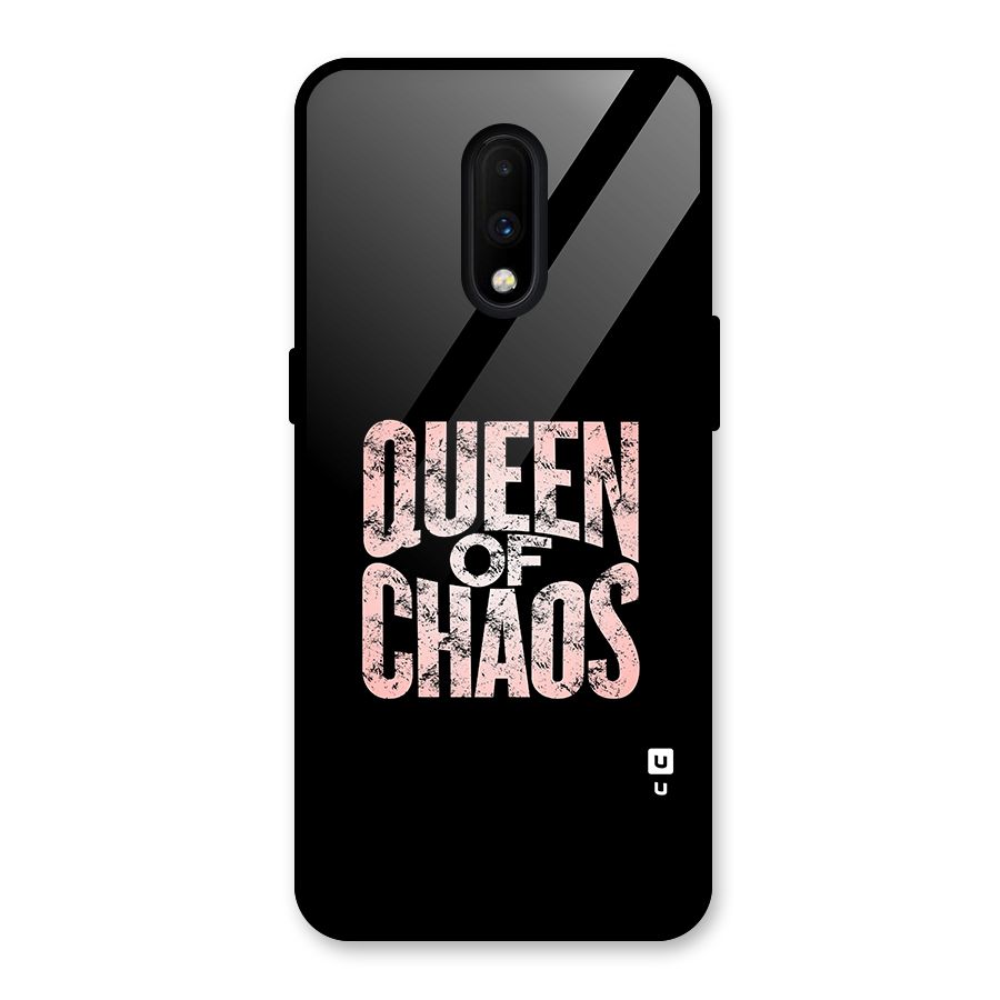 Queen of Chaos Glass Back Case for OnePlus 7