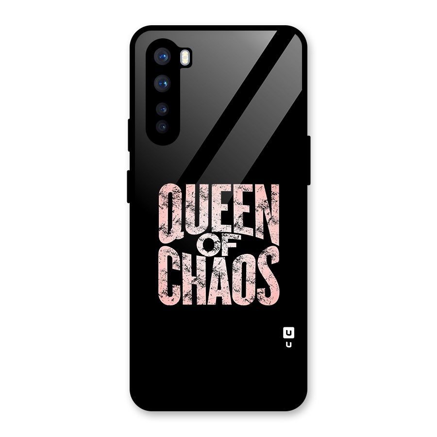 Queen of Chaos Glass Back Case for OnePlus Nord