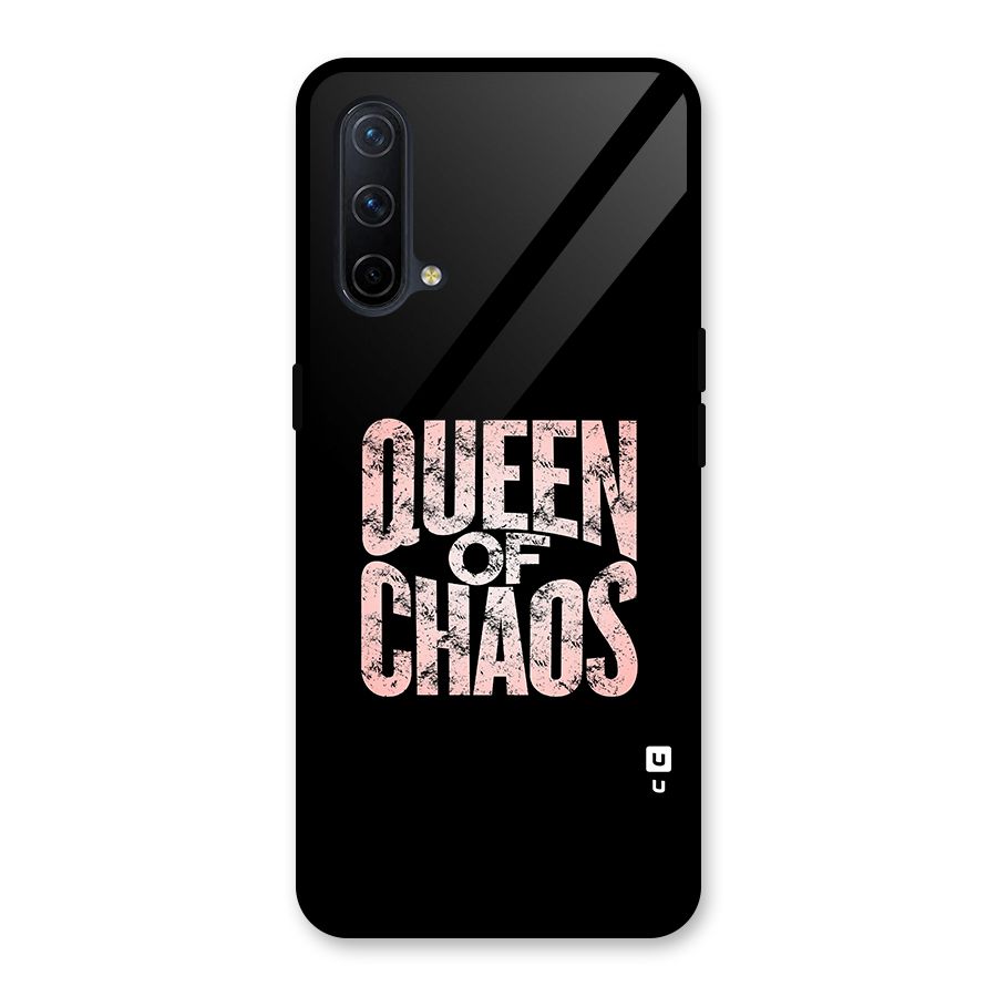 Queen of Chaos Glass Back Case for OnePlus Nord CE 5G
