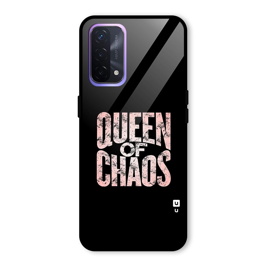 Queen of Chaos Glass Back Case for Oppo A74 5G
