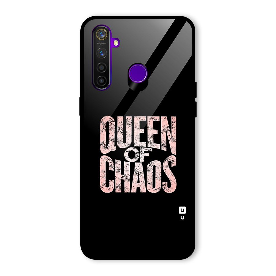 Queen of Chaos Glass Back Case for Realme 5 Pro