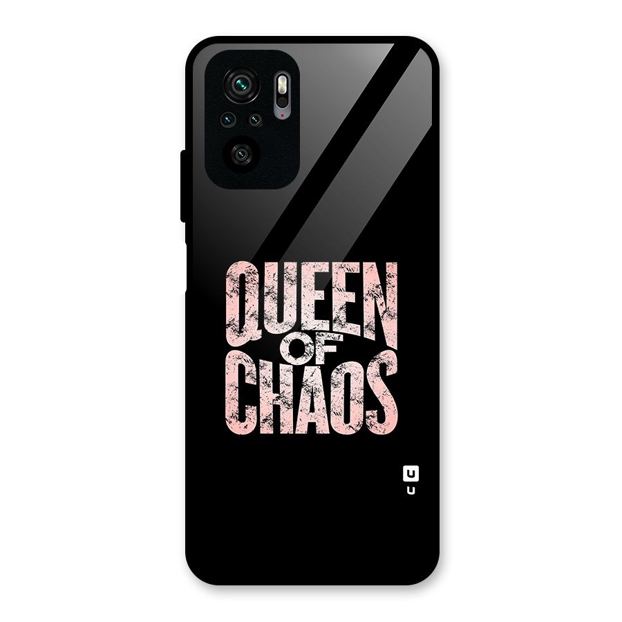 Queen of Chaos Glass Back Case for Redmi Note 10S