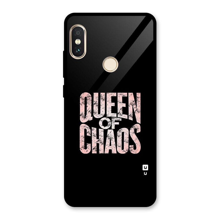 Queen of Chaos Glass Back Case for Redmi Note 5 Pro