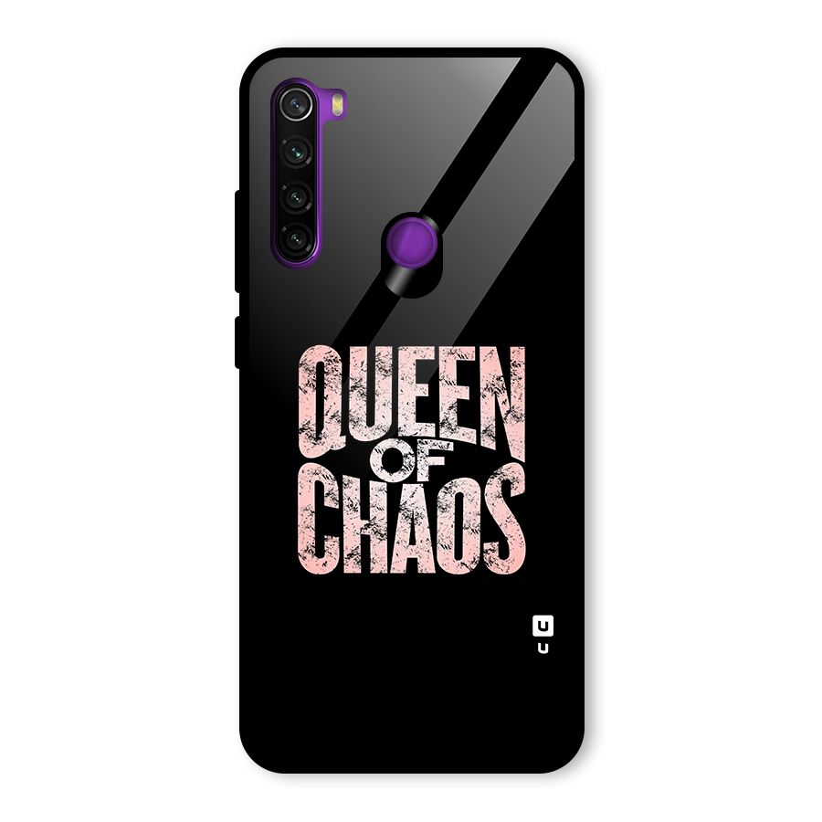 Queen of Chaos Glass Back Case for Redmi Note 8