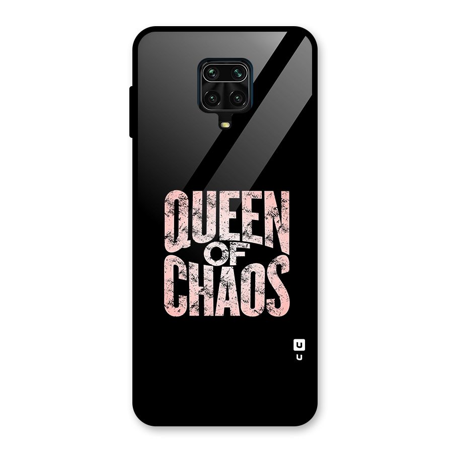 Queen of Chaos Glass Back Case for Redmi Note 9 Pro