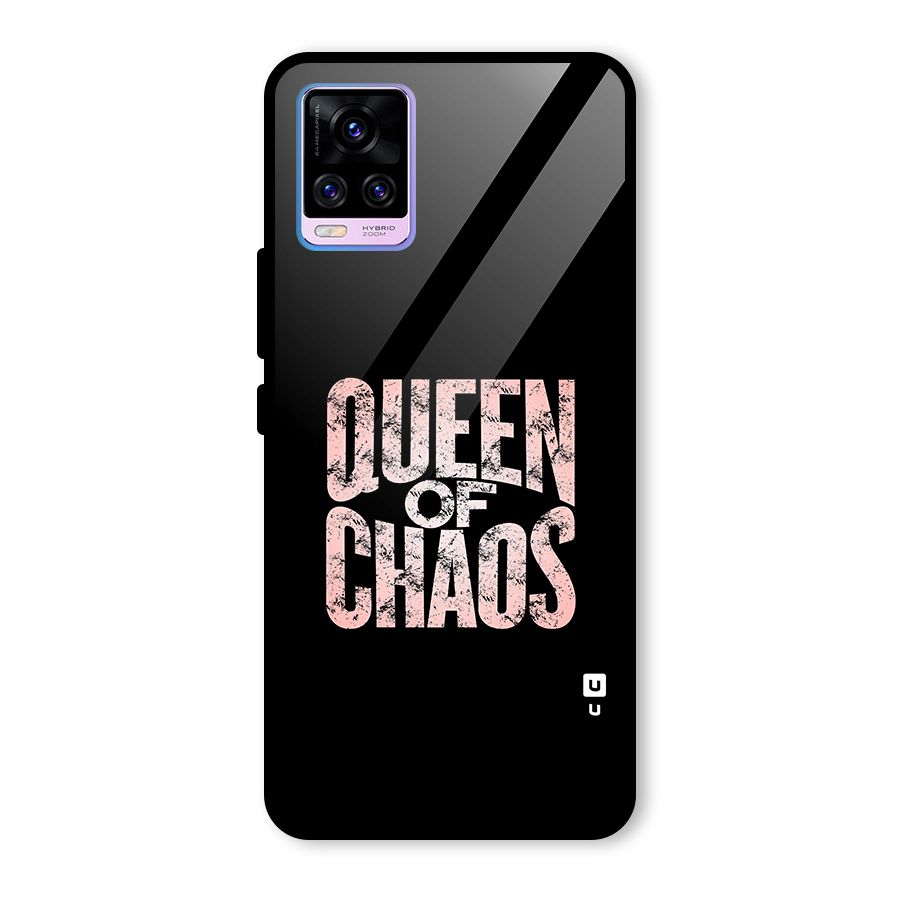 Queen of Chaos Glass Back Case for Vivo V20 Pro