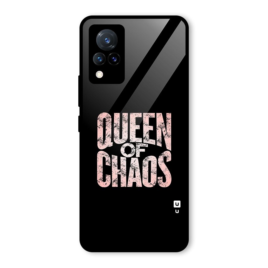 Queen of Chaos Glass Back Case for Vivo V21 5G