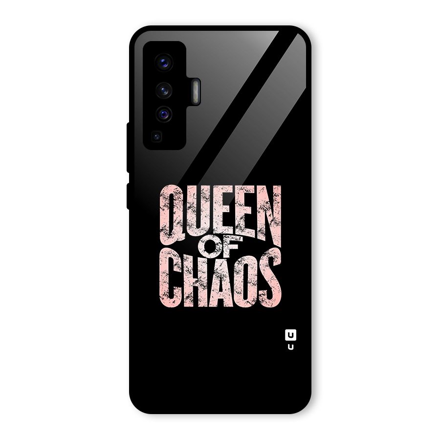 Queen of Chaos Glass Back Case for Vivo X50