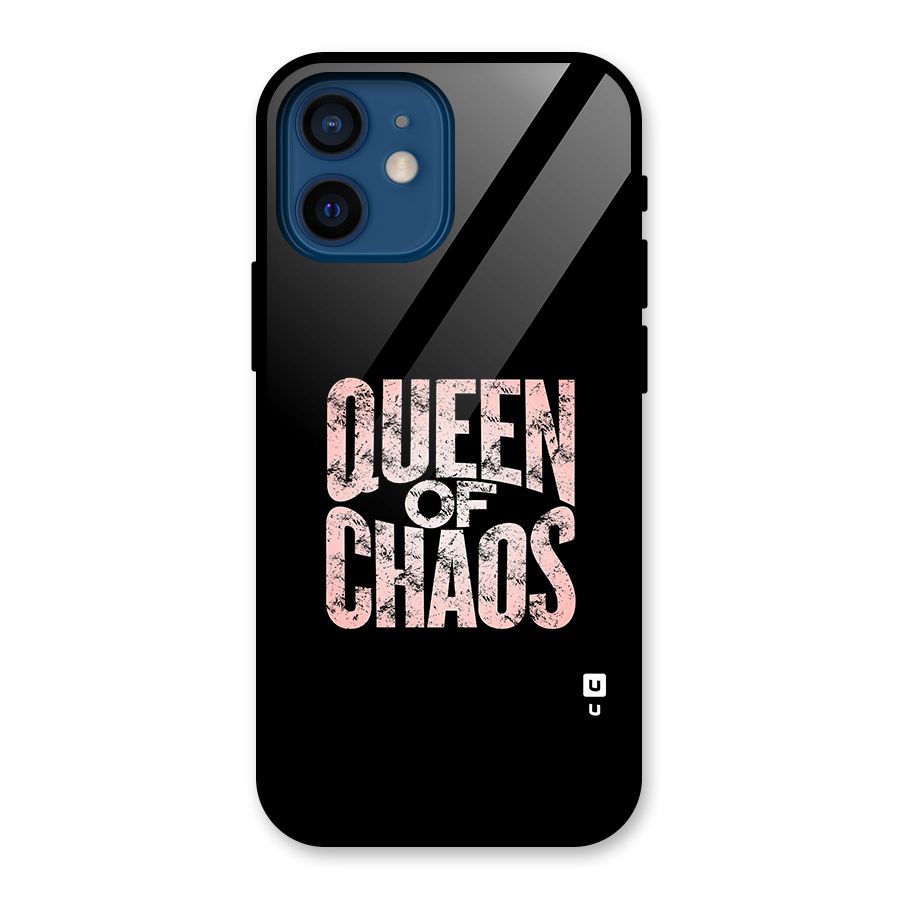 Queen of Chaos Glass Back Case for iPhone 12 Mini