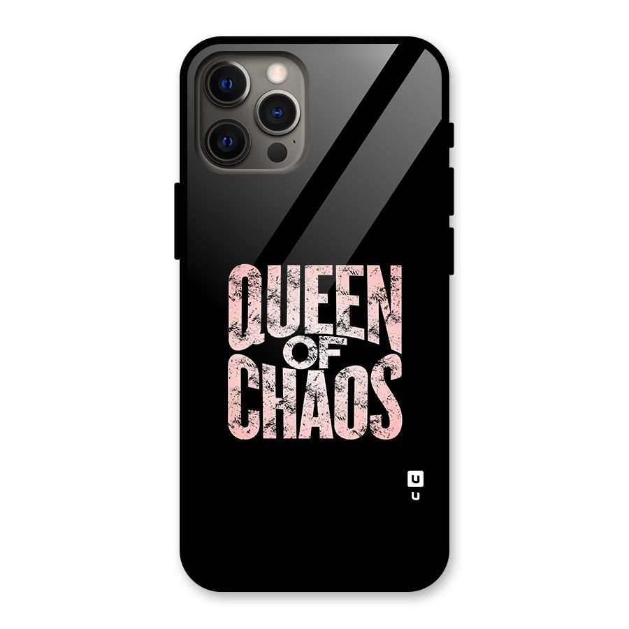 Queen of Chaos Glass Back Case for iPhone 12 Pro Max