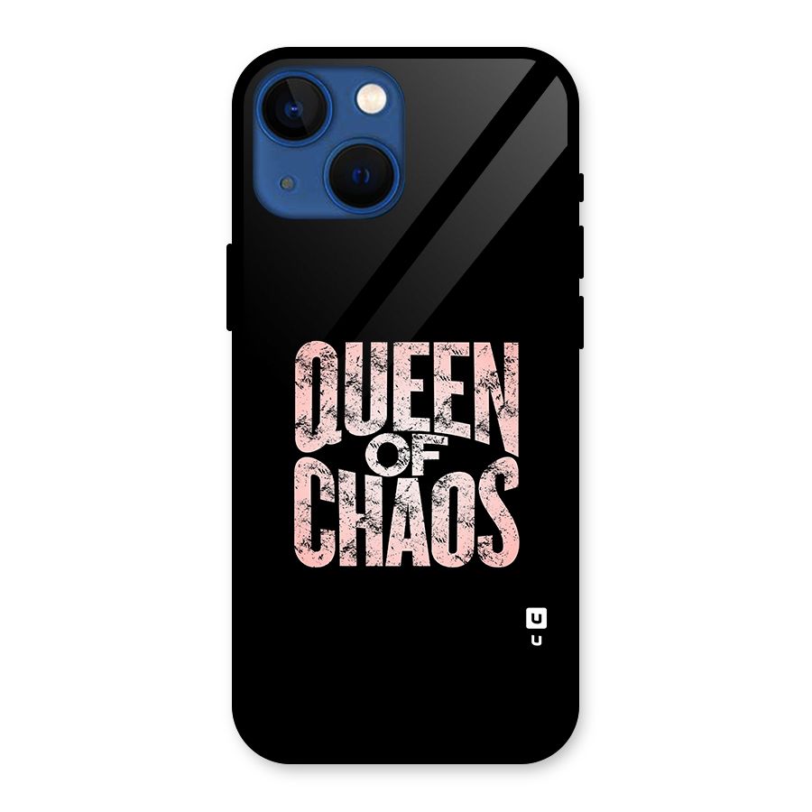 Queen of Chaos Glass Back Case for iPhone 13 Mini