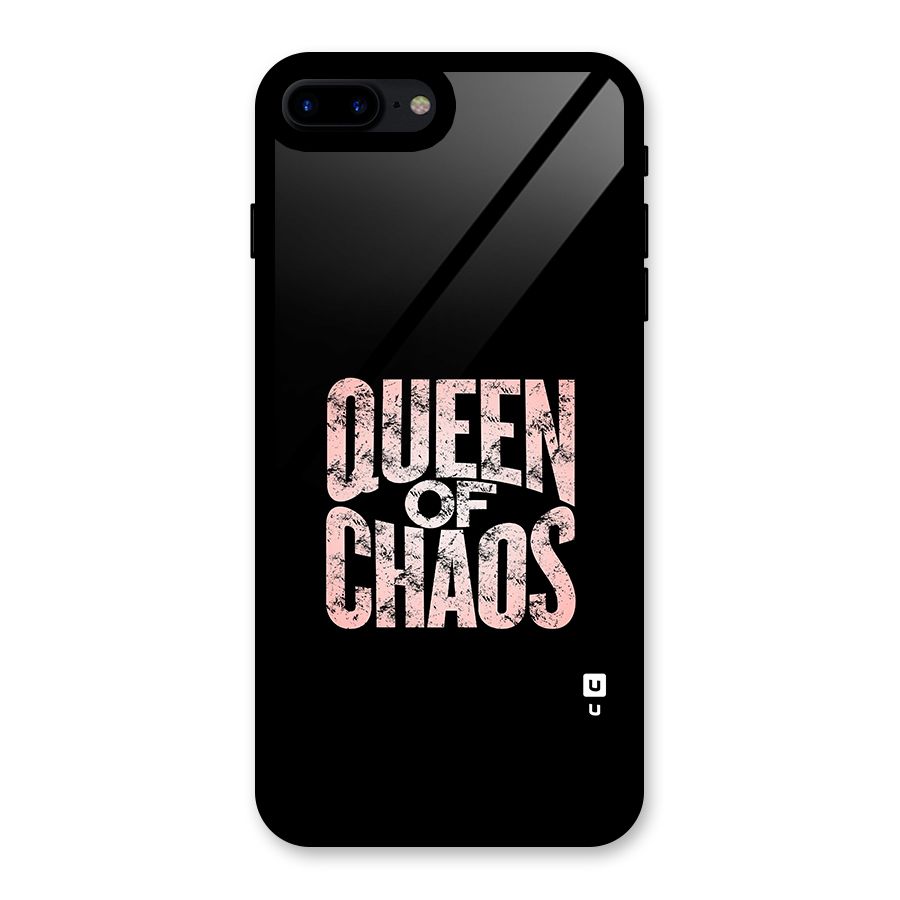 Queen of Chaos Glass Back Case for iPhone 8 Plus