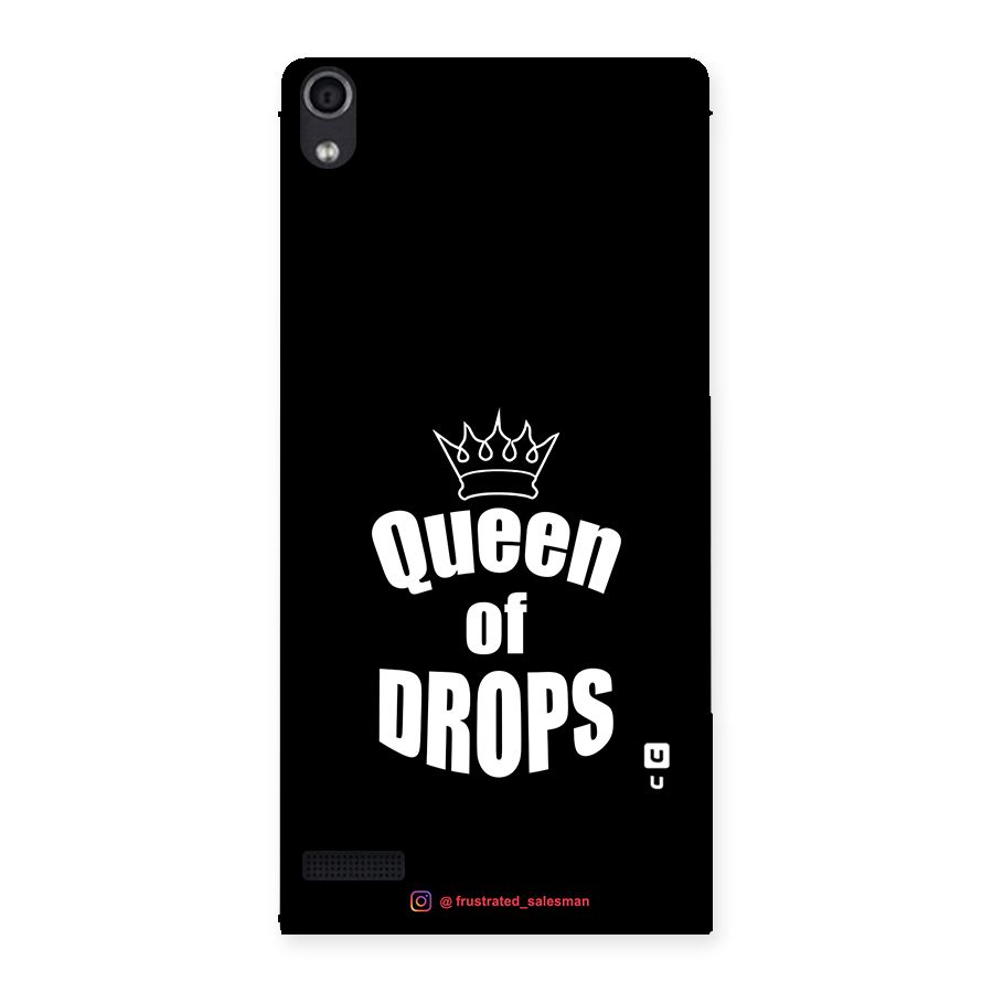 Queen of Drops Black Back Case for Ascend P6