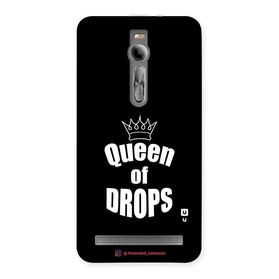 Queen of Drops Black Back Case for Asus Zenfone 2