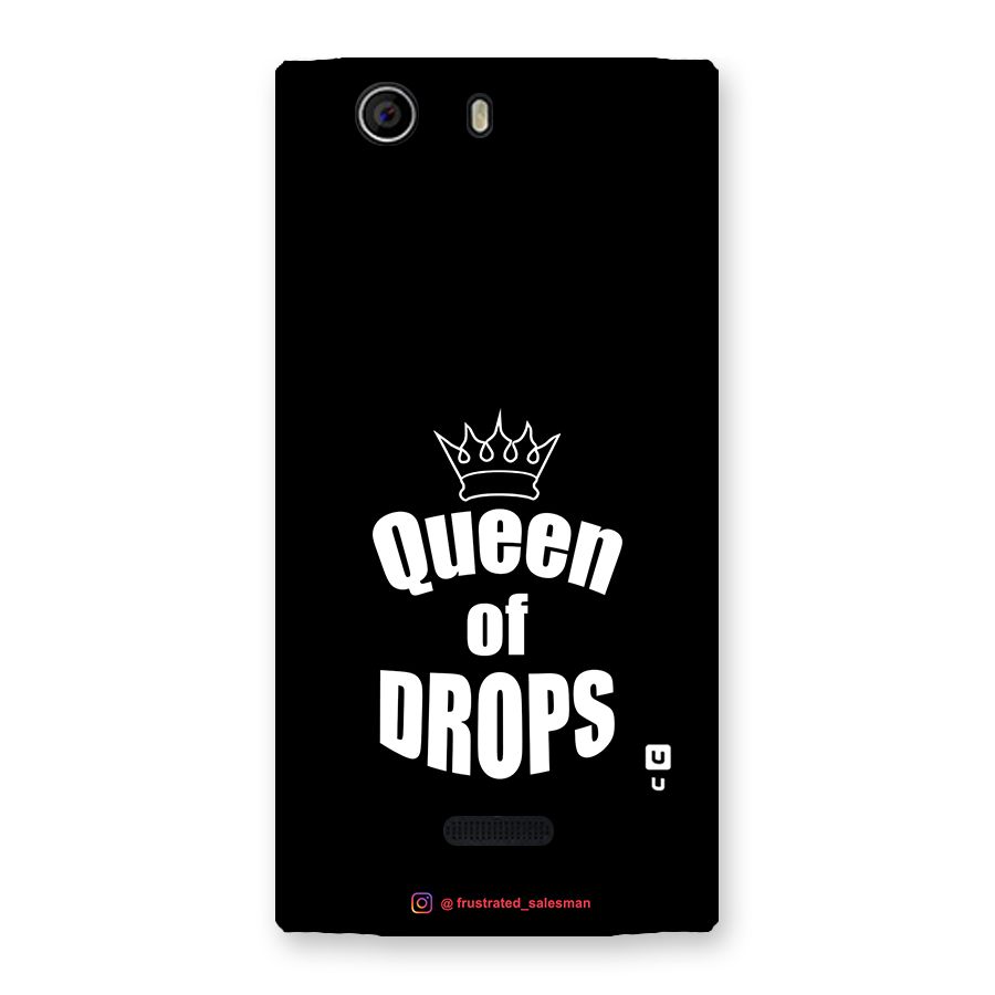 Queen of Drops Black Back Case for Canvas Nitro 2 E311