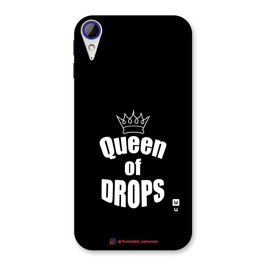 Queen of Drops Black Back Case for Desire 830