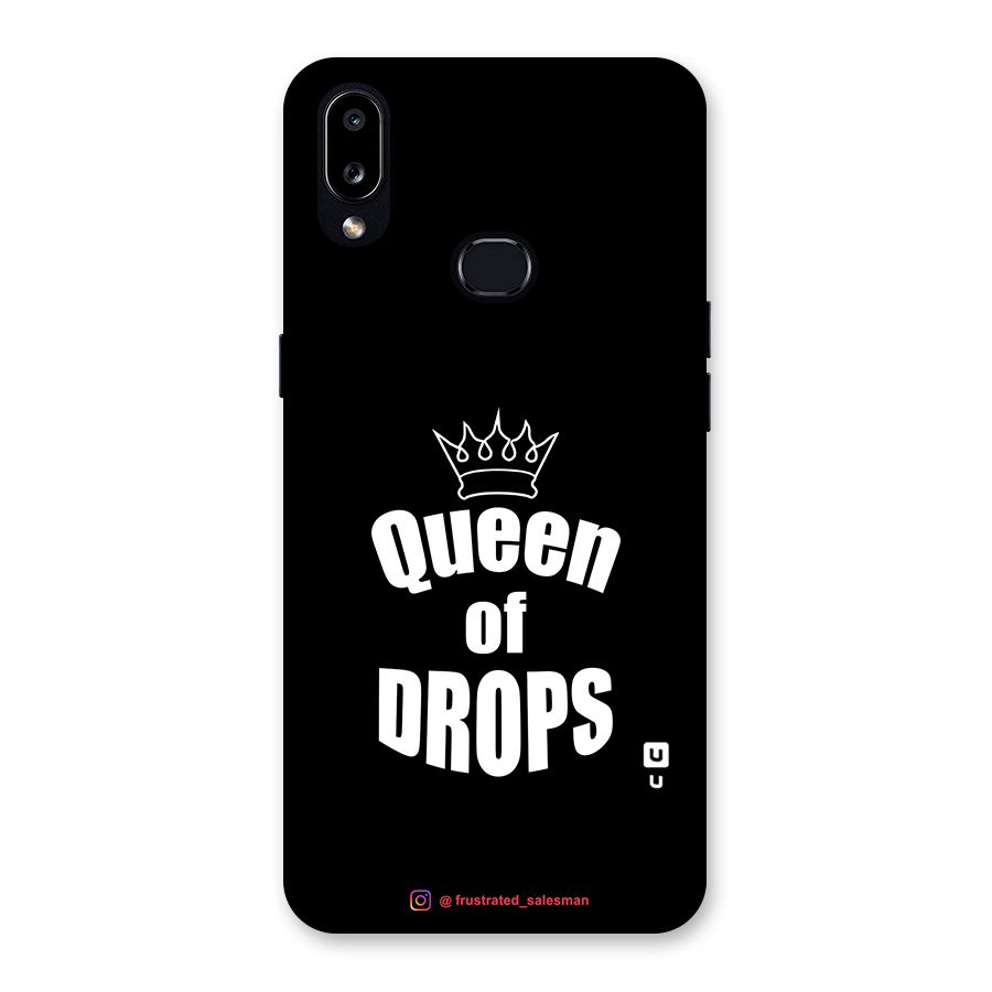 Queen of Drops Black Back Case for Galaxy A10s