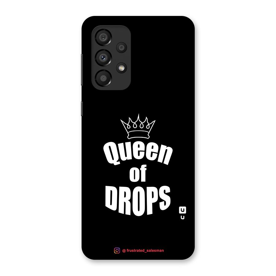Queen of Drops Black Back Case for Galaxy A33 5G