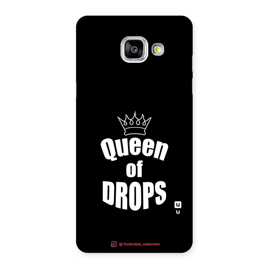 Queen of Drops Black Back Case for Galaxy A5 2016