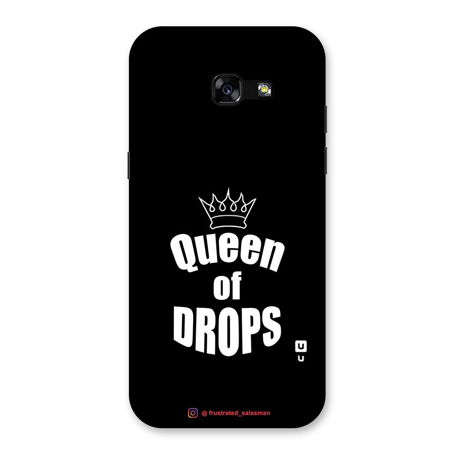 Queen of Drops Black Back Case for Galaxy A5 2017