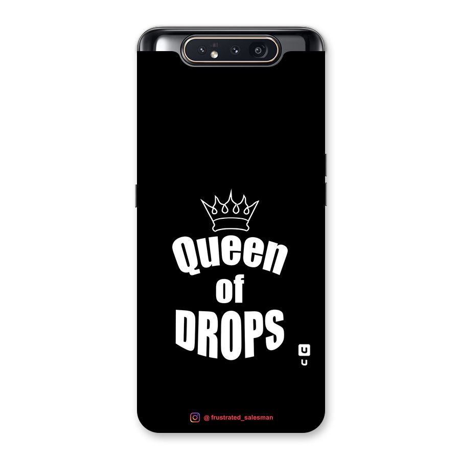 Queen of Drops Black Back Case for Galaxy A80