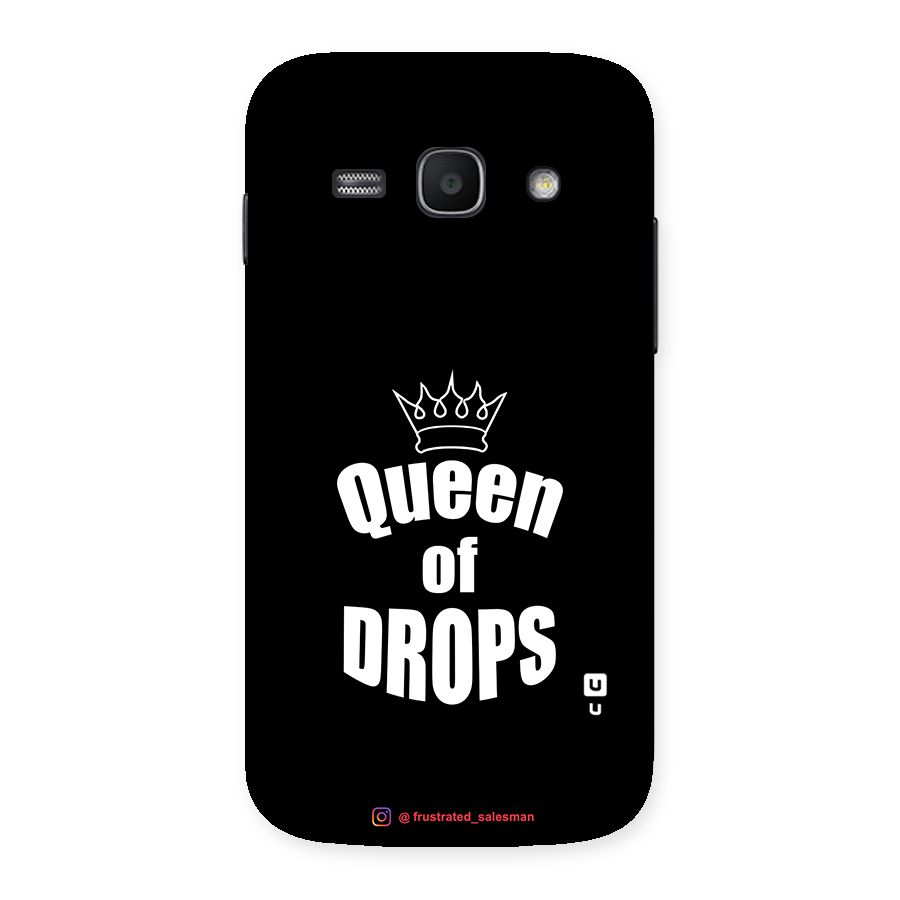 Queen of Drops Black Back Case for Galaxy Ace 3