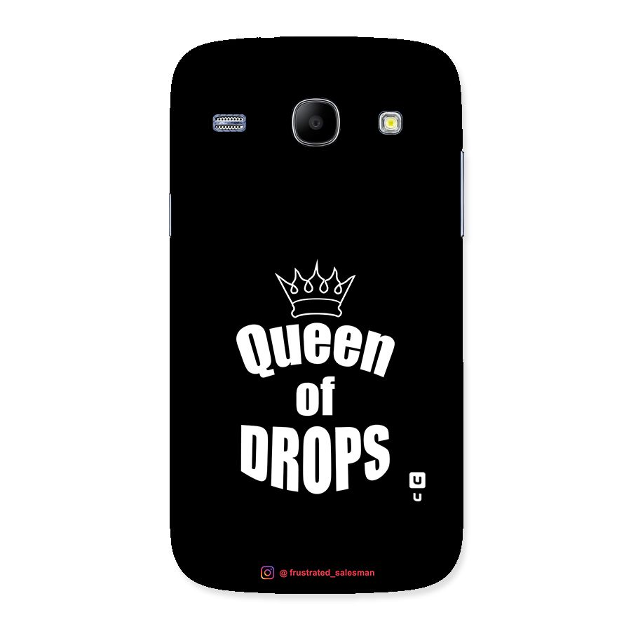 Queen of Drops Black Back Case for Galaxy Core
