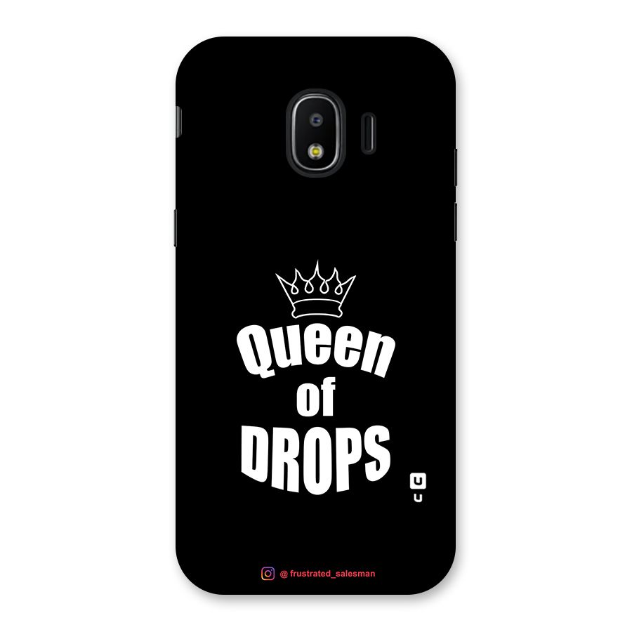 Queen of Drops Black Back Case for Galaxy J2 Pro 2018