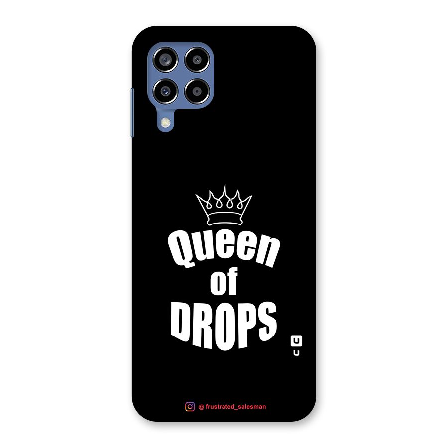Queen of Drops Black Back Case for Galaxy M53 5G