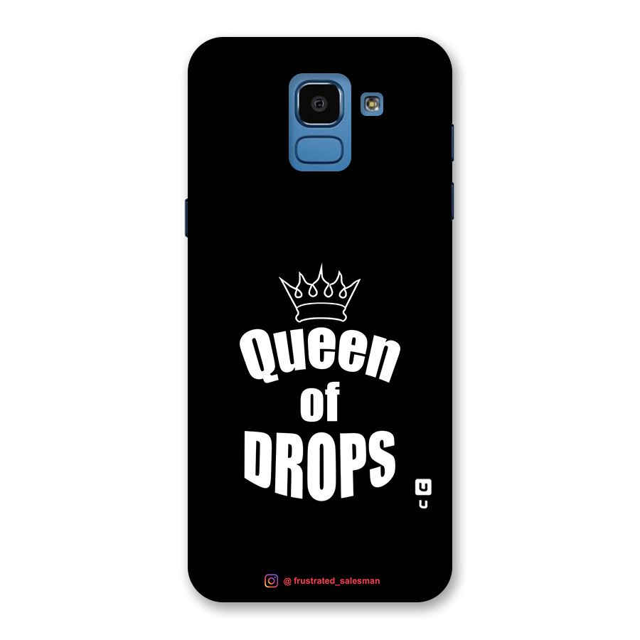 Queen of Drops Black Back Case for Galaxy On6