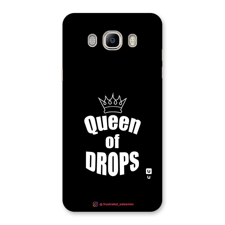 Queen of Drops Black Back Case for Galaxy On8