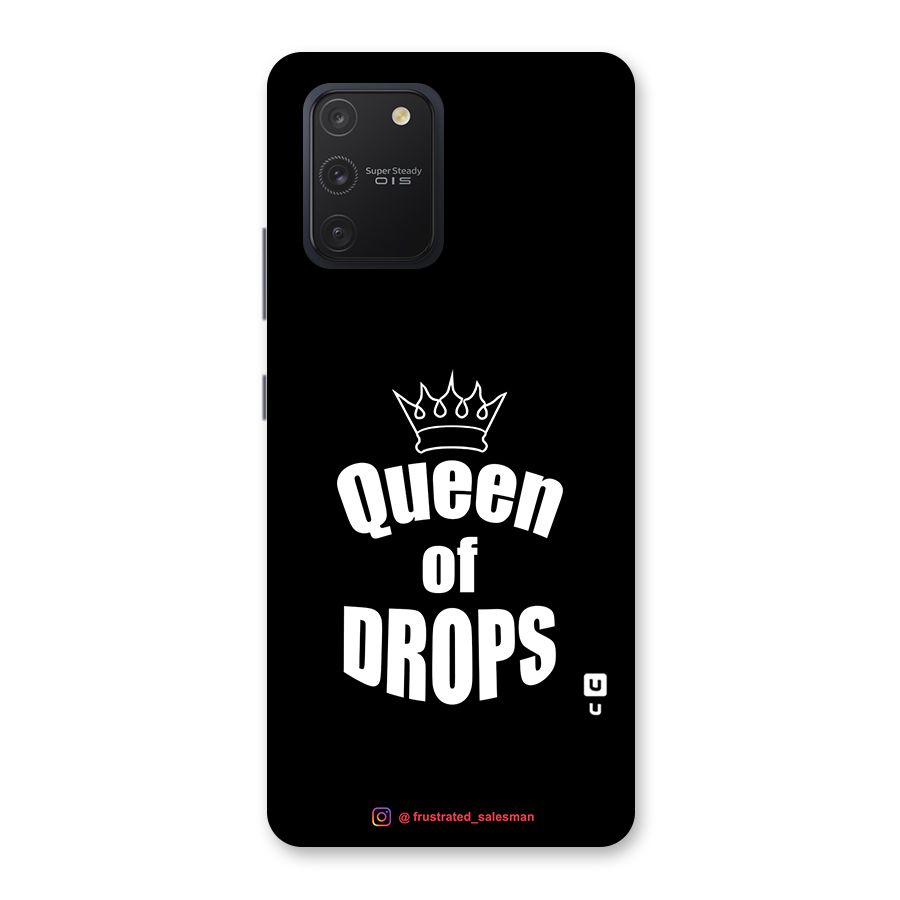 Queen of Drops Black Back Case for Galaxy S10 Lite