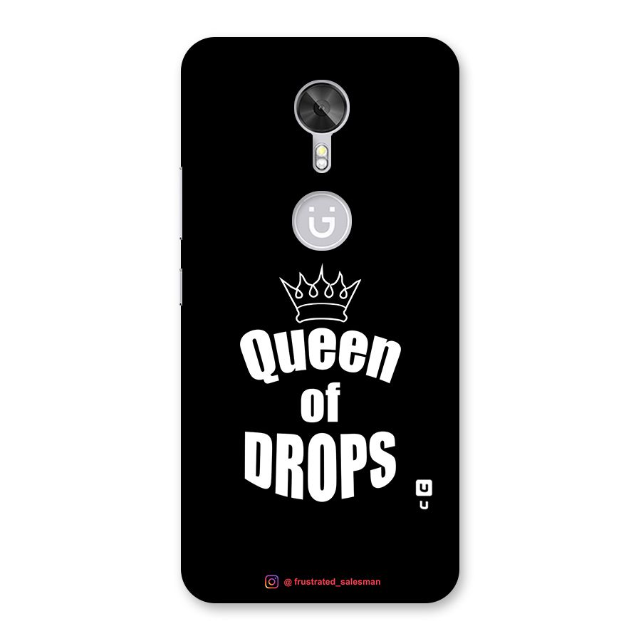 Queen of Drops Black Back Case for Gionee A1