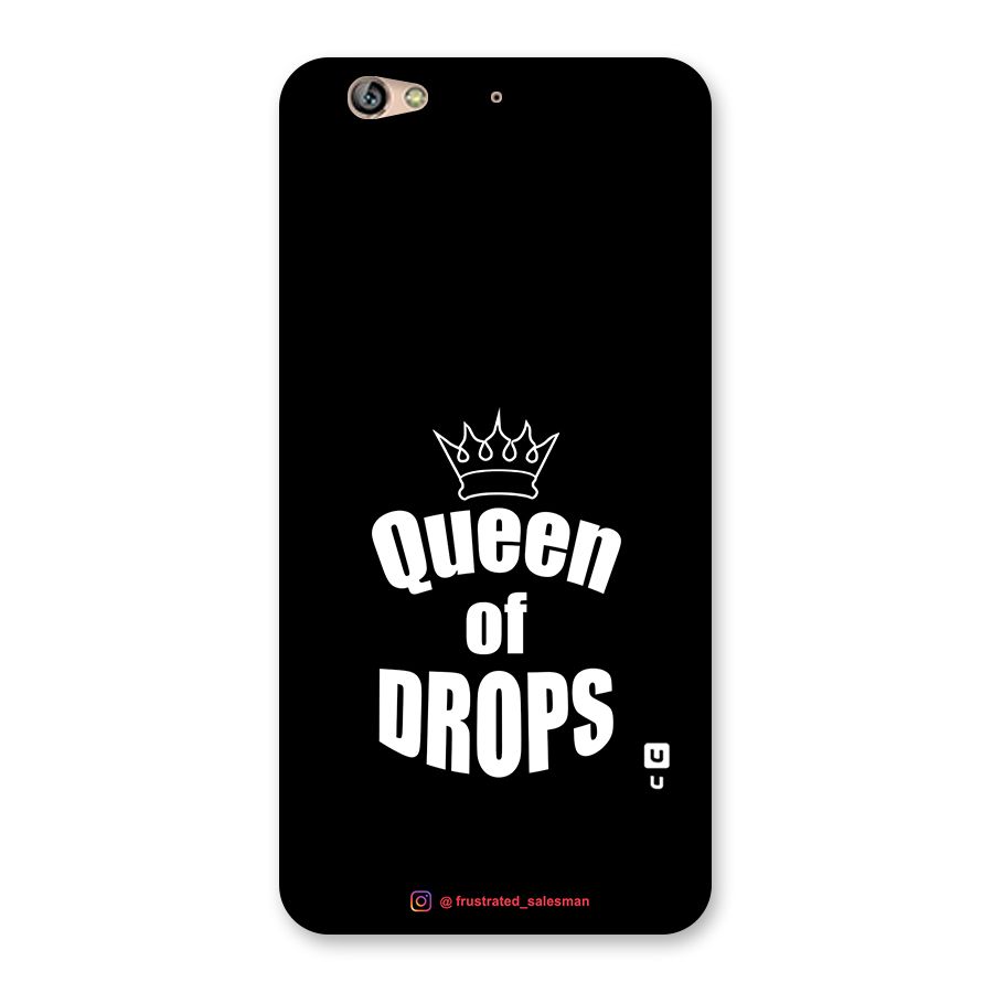 Queen of Drops Black Back Case for Gionee S6