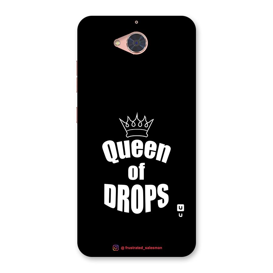 Queen of Drops Black Back Case for Gionee S6 Pro