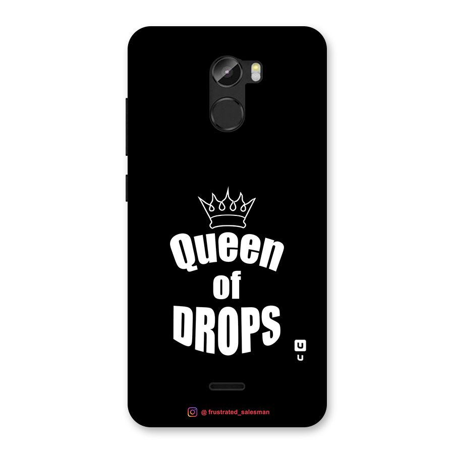 Queen of Drops Black Back Case for Gionee X1