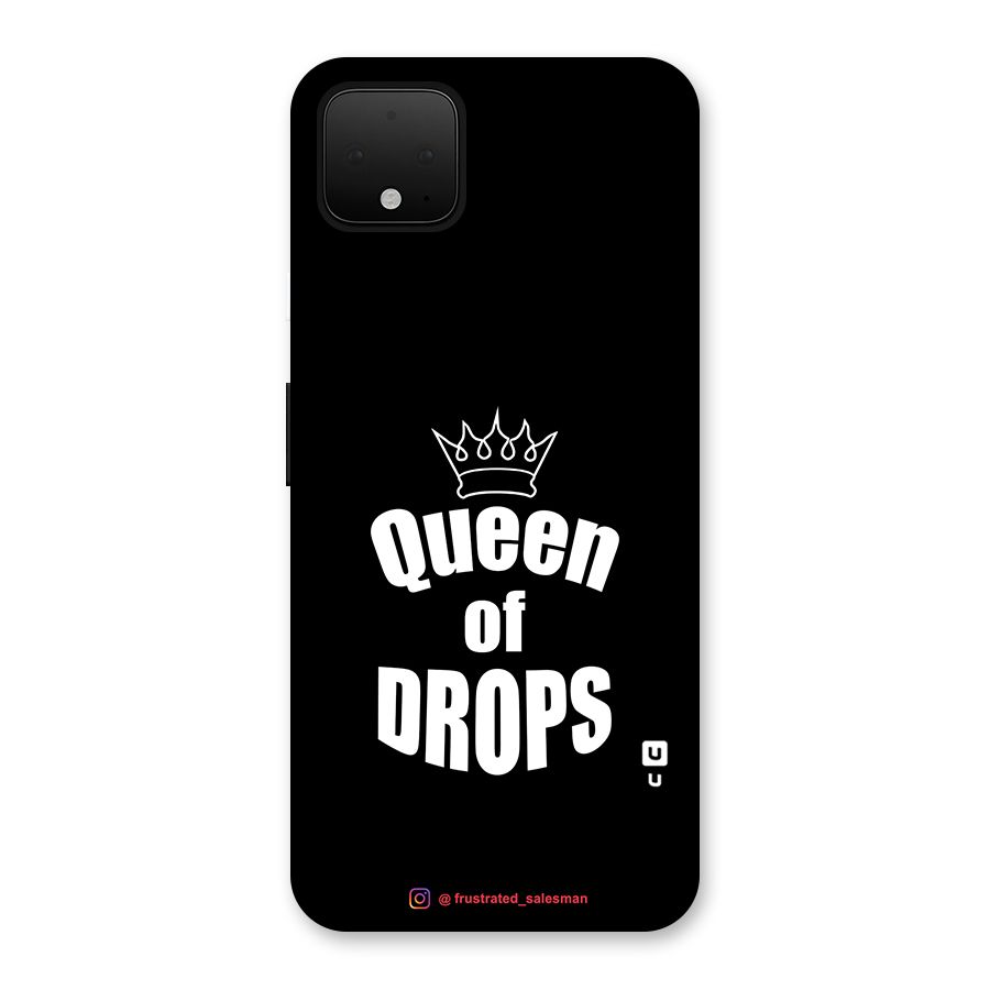 Queen of Drops Black Back Case for Google Pixel 4 XL